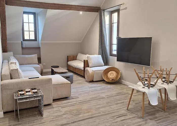 아파트 Le Loft Du Centre 엑스레뱅
